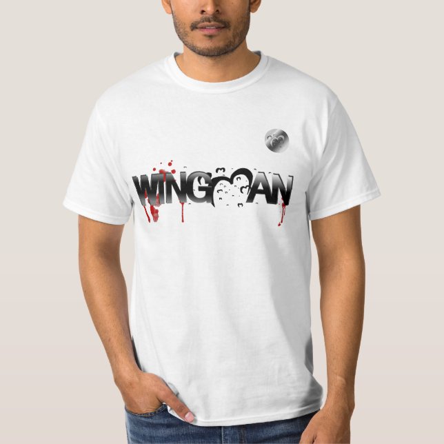 Wingmanskjorta med emblemen t-shirt (Framsida)