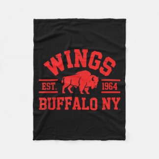 Wings Est 1964 Buffalo NY Fleecefilt