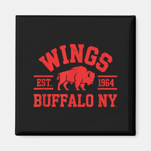 Wings Est 1964 Buffalo NY Magnet (Framsidan)