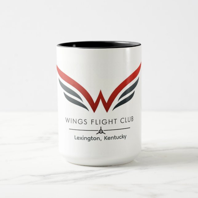 Wings Flight Club Coffee Mug Mugg (Center)
