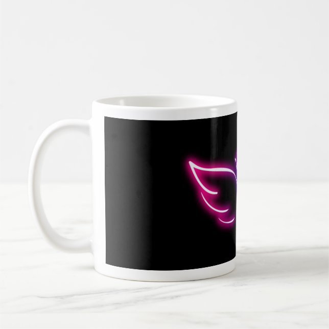 wings neon  kaffemugg (Vänster)