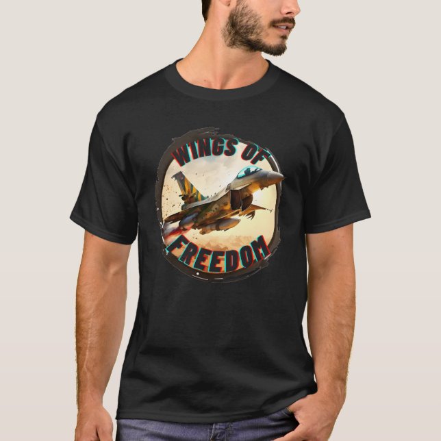 Wings of Freedom-familjen T Shirt (Framsida)
