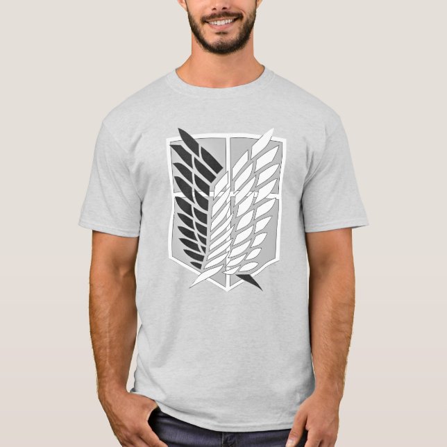 Wings of Freedom — Survey Corps Emblem Tee (Framsida)
