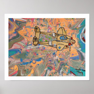Wings of Gold Öppen Upplaga Poster
