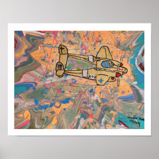 Wings of Gold Öppen Upplaga Poster