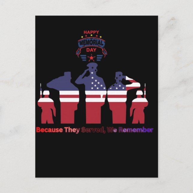 Wings of remembrance black vykort (Framsida)