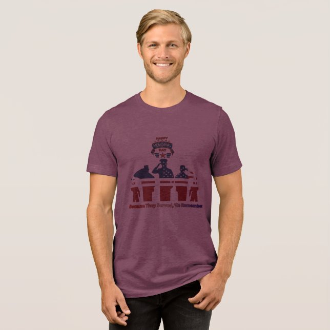 Wings of remembrance maroon t shirt (Framsida Full)
