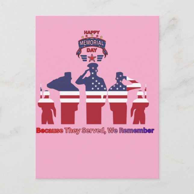 Wings of remembrance pink vykort (Framsida)