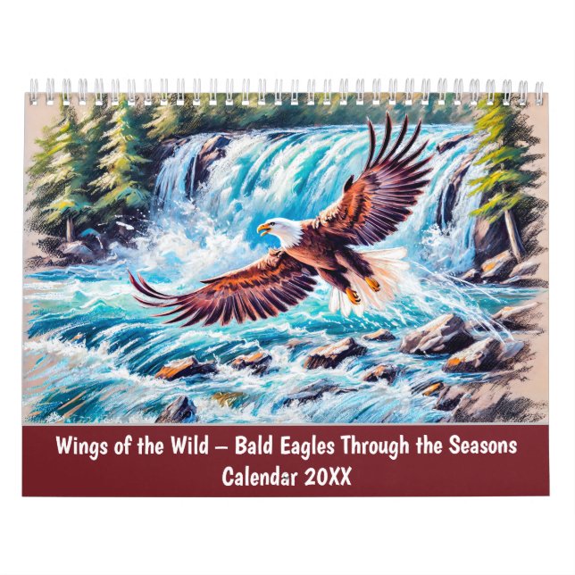 Wings of the Wild – Bald Eagles Through the Season Kalender (Omslag)