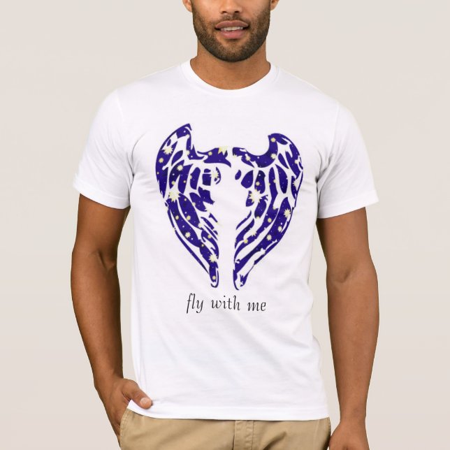 wings_stars2 fluga med mig t shirt (Framsida)