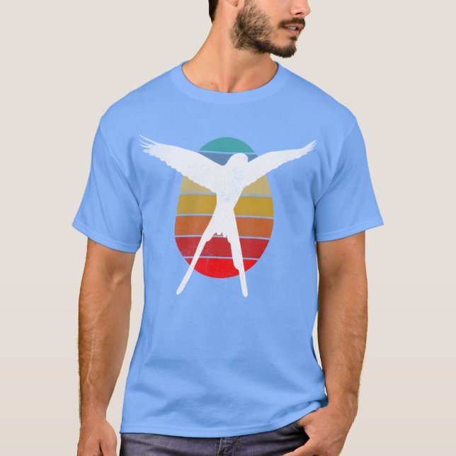 Wingspan Bird Egg Bird Wating Board Spame retro T Shirt (Framsida)