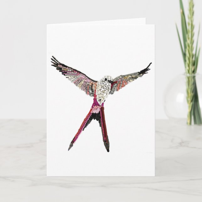 Wingspan Bird Greeting Card Kort (Framsida)