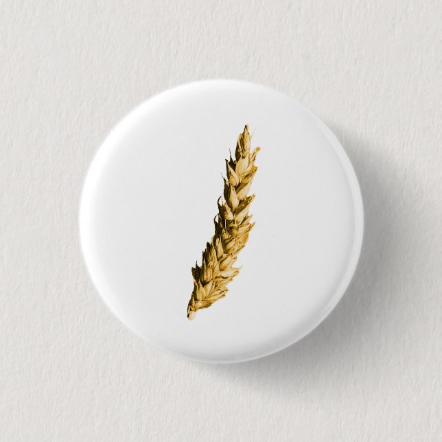Wingspan Food Token Button - Wheat Knapp (Framsida)
