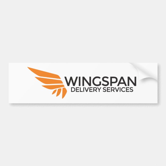 WINGSPANhemsändningbildekal (vit) Bildekal (Framsidan)