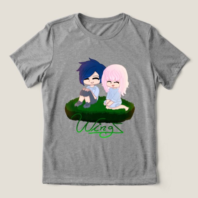 Wingz Childhood Friends Tri-Blend Shirt T (Design Framsida)