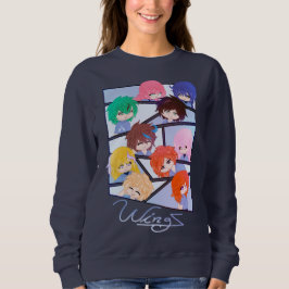 Wingz Multi Karaktär Sweatshirt T Shirt