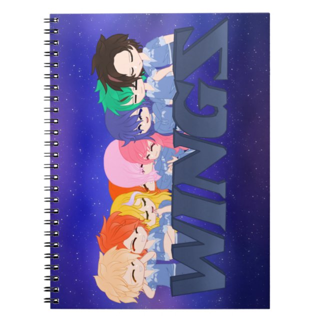 Wingz Spiral fotopatbok Anteckningsbok (Framsidan)