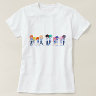 Wingz T-Shirt - Hand plockade Tecknade figurer