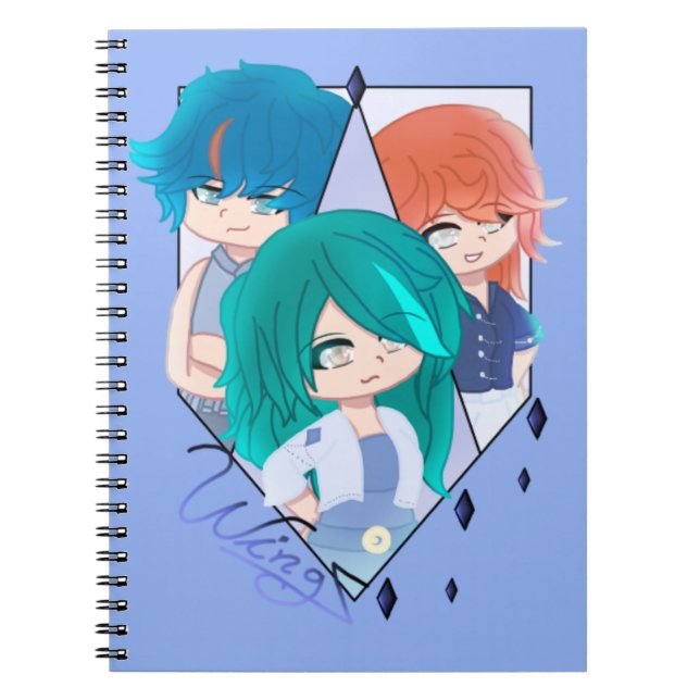 Wingz Warriors Spiral Photo Notebook Anteckningsbok (Framsidan)