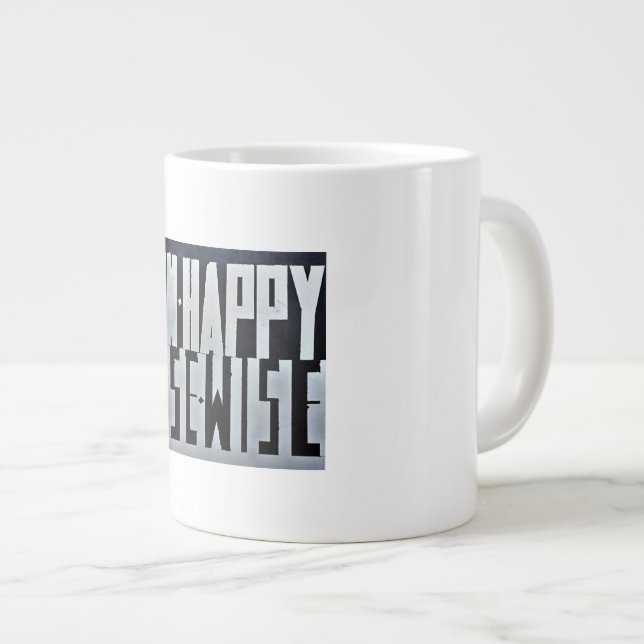 WinHappyLoseWise Jumbo Mugg (Framsida höger)