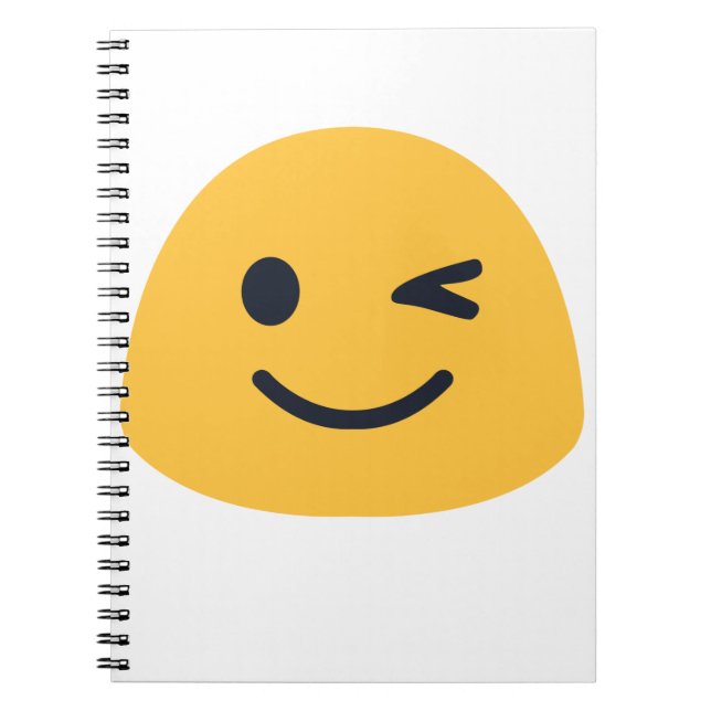 Wink Emoji Anteckningsbok (Framsidan)