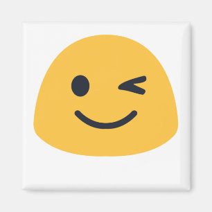 Wink Emoji Magnet