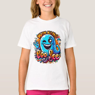 Winking Boo Jee ghost T Shirt