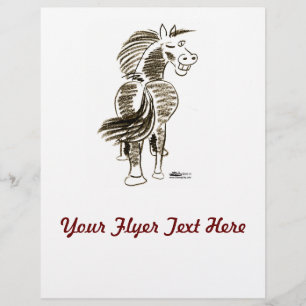 Winking Horse Lycka till! Reklamblad