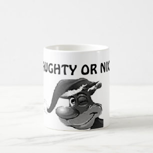 "WINKING REINDEER" CHRISTMAS MUGG