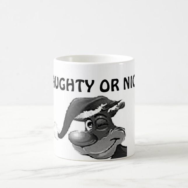 "WINKING REINDEER" CHRISTMAS MUGG (Center)