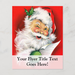Winking Santa-jullista Flygblad