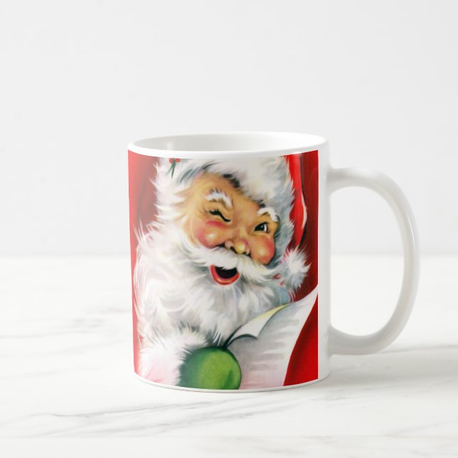 Winking Santa-jullista Kaffemugg (Höger)