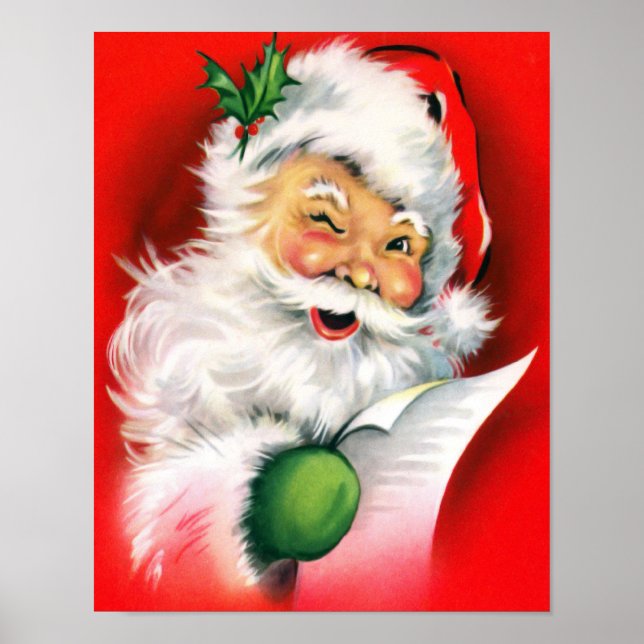 Winking Santa-jullista Poster (Framsidan)