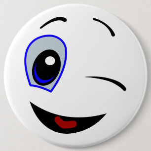 WINKING SMILEY FACE KNAPP