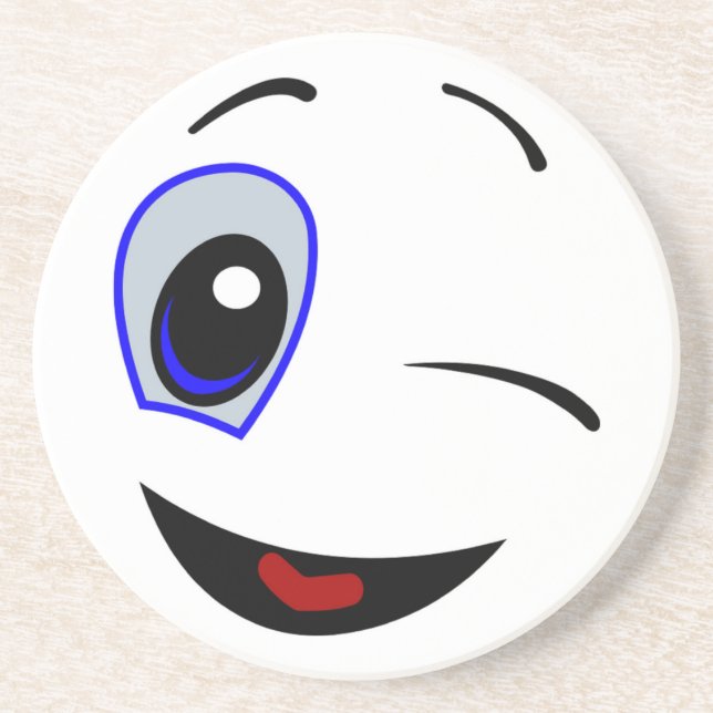 WINKING SMILEY FACE UNDERLÄGG (Framsidan)