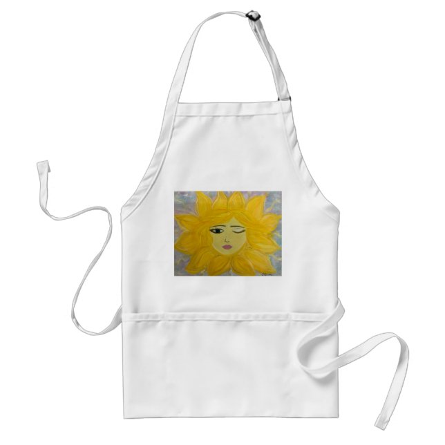 Winking Sol Apron Förkläde (Framsidan)