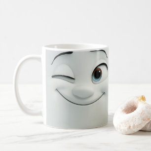 Winking Tecknad Ansikte 3D Mugg 4
