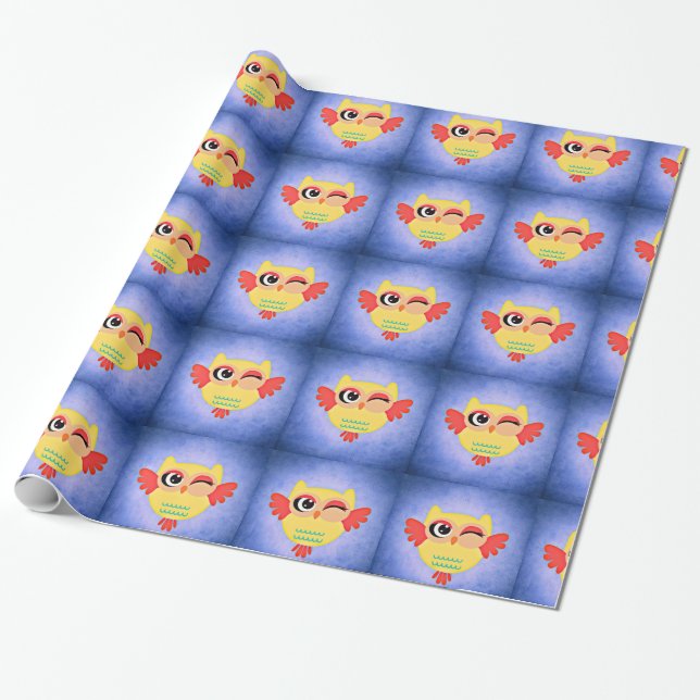 Winking Uggla Presentpapper (Utrullad)