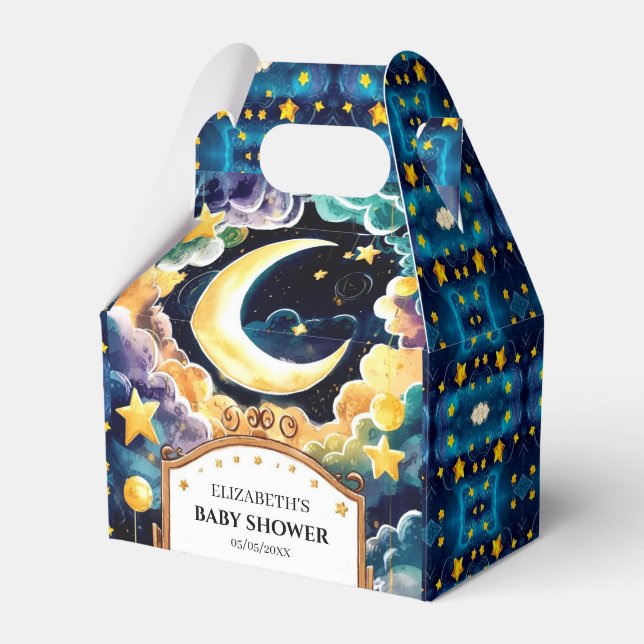 winkle Star Boho Celestial Baby Shower Presentaskar (Framsidan Sidan)