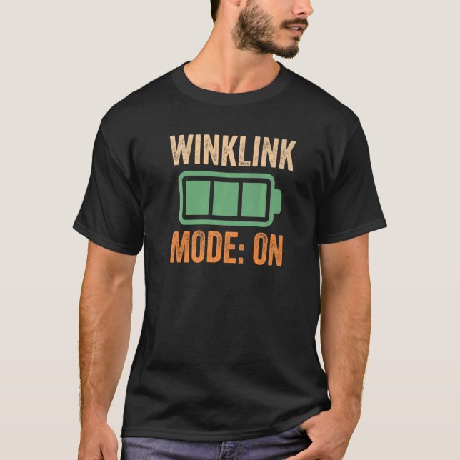 WiNkLink-läge vid kryptering T Shirt (Framsida)