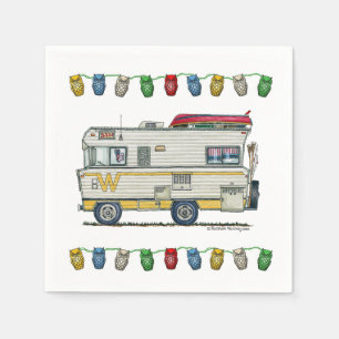 WINNEBAGO RV lycklig-videokameran skriver ut Cute Pappersservett
