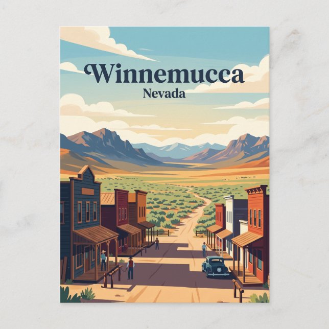 Winnemucca, Nevada Vykort (Framsida)