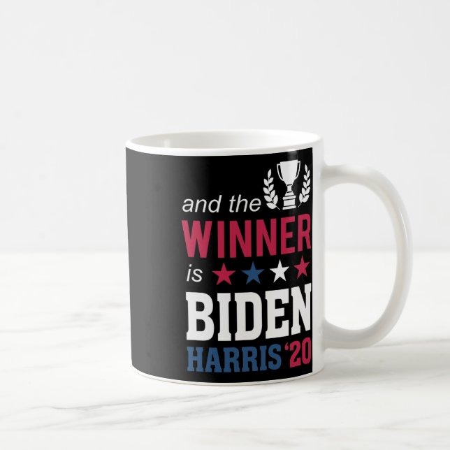Winner Champions President Joe Biden Kamala Harris Kaffemugg (Höger)