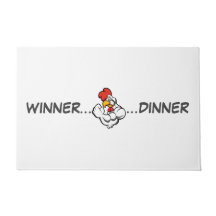 "Winner Dinner" Grill Matta Olympian Effort Trivet