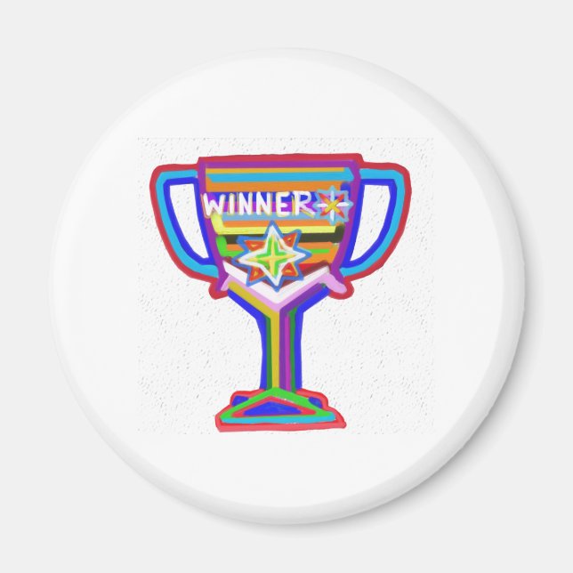 WINNER: Handskapad trofi: Uppmuntra excellens Magnet (Framsidan)