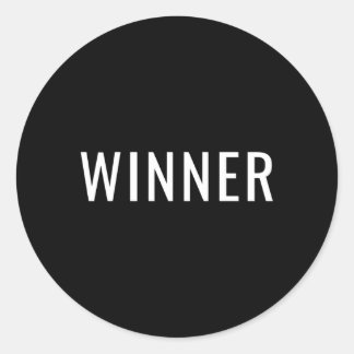 Winner Runt Klistermärke
