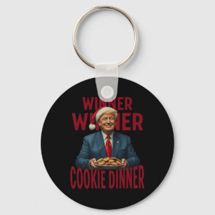 Winner Winner Cookie Dinner Funny Trump 2024 47:e Nyckelring