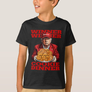 Winner Winner Cookie Dinner Funny Trump 2024 47:e T Shirt