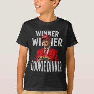 Winner Winner Cookie Dinner Funny Trump 2024 47:e T Shirt