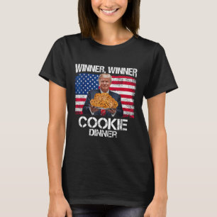 Winner Winner Cookie Dinner Funny Trump 2024 47:e T Shirt